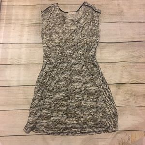 LOFT Zebra Print Stretchy Dress